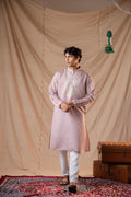 Thistle Sequence Embroidery Kurta for Men