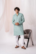 Emerald Pure Khadi Kurta For Men